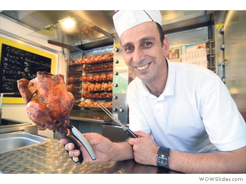 Knusprige Grillhendl, Grillhuhn und Hähnchen aus dem mobilen Grill von Yalcin in ganz österreich